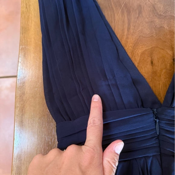 Lulus bridesmaid dress. Navy blue maxi dress. Size Small​​ - Picture 7 of 7